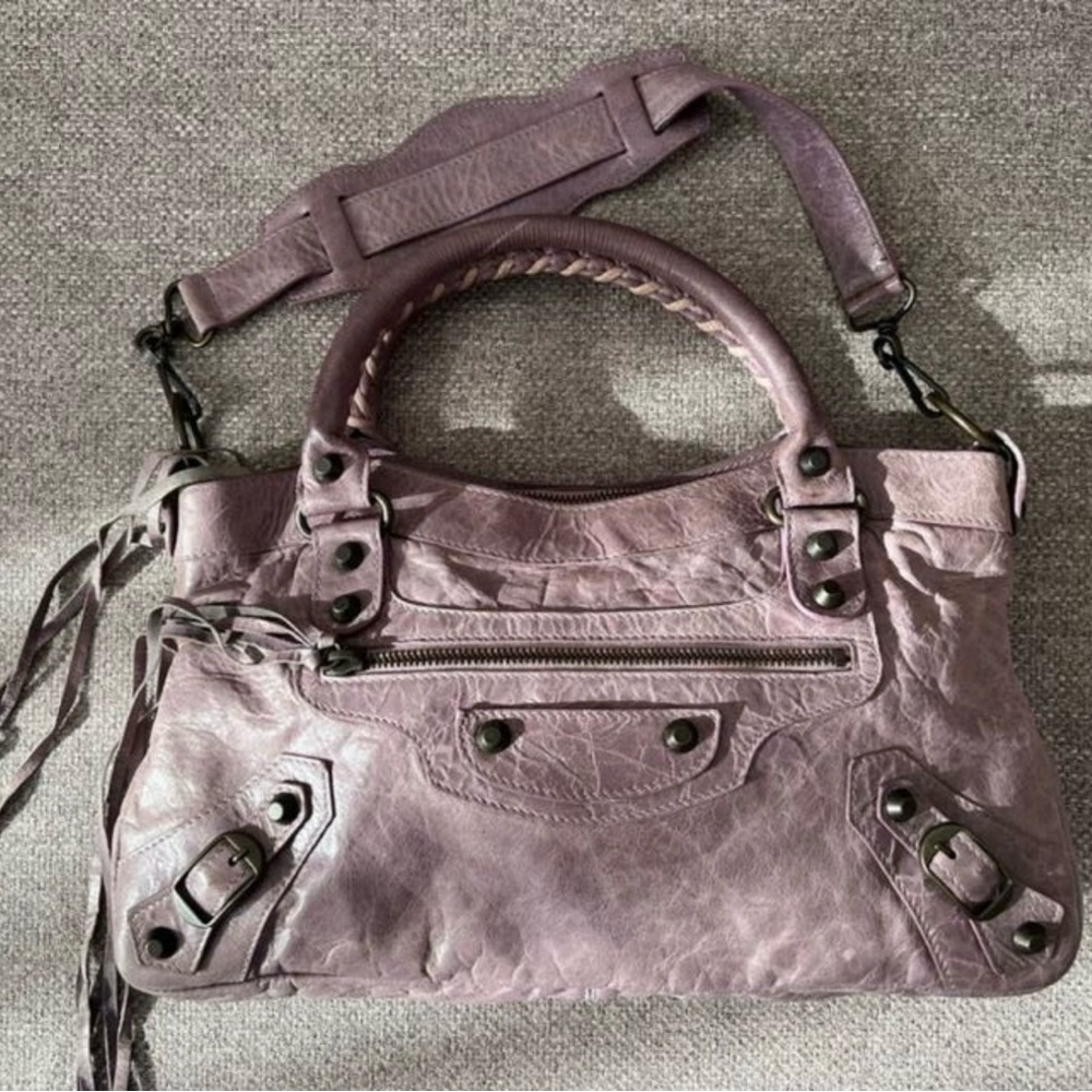 Balenciaga First Bag Lavender